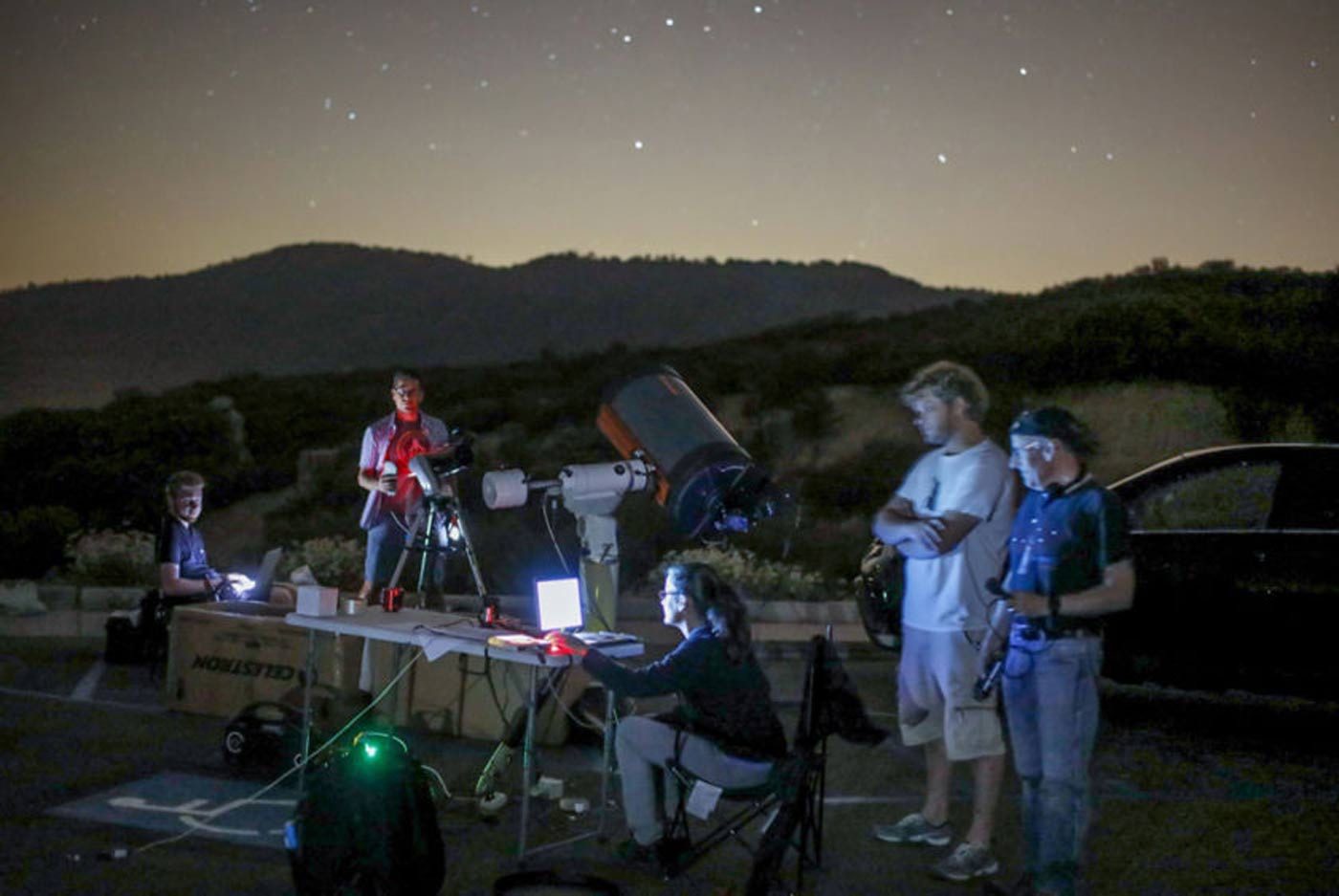 Lake Henshaw occultation group