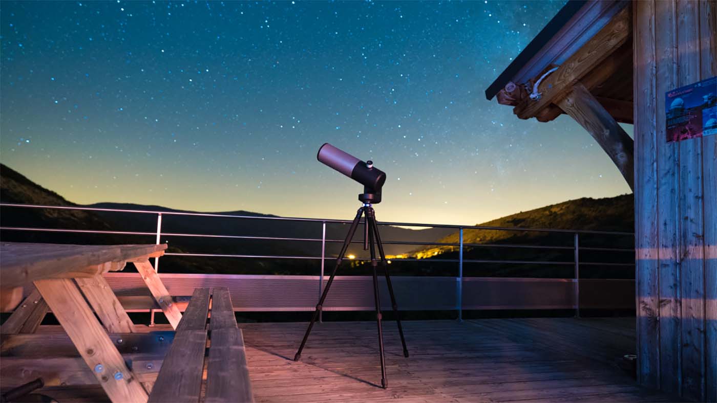 Image of eVscope during a sunset
