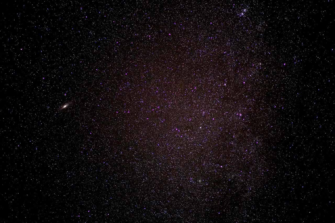 Image of a starry sky against a black background