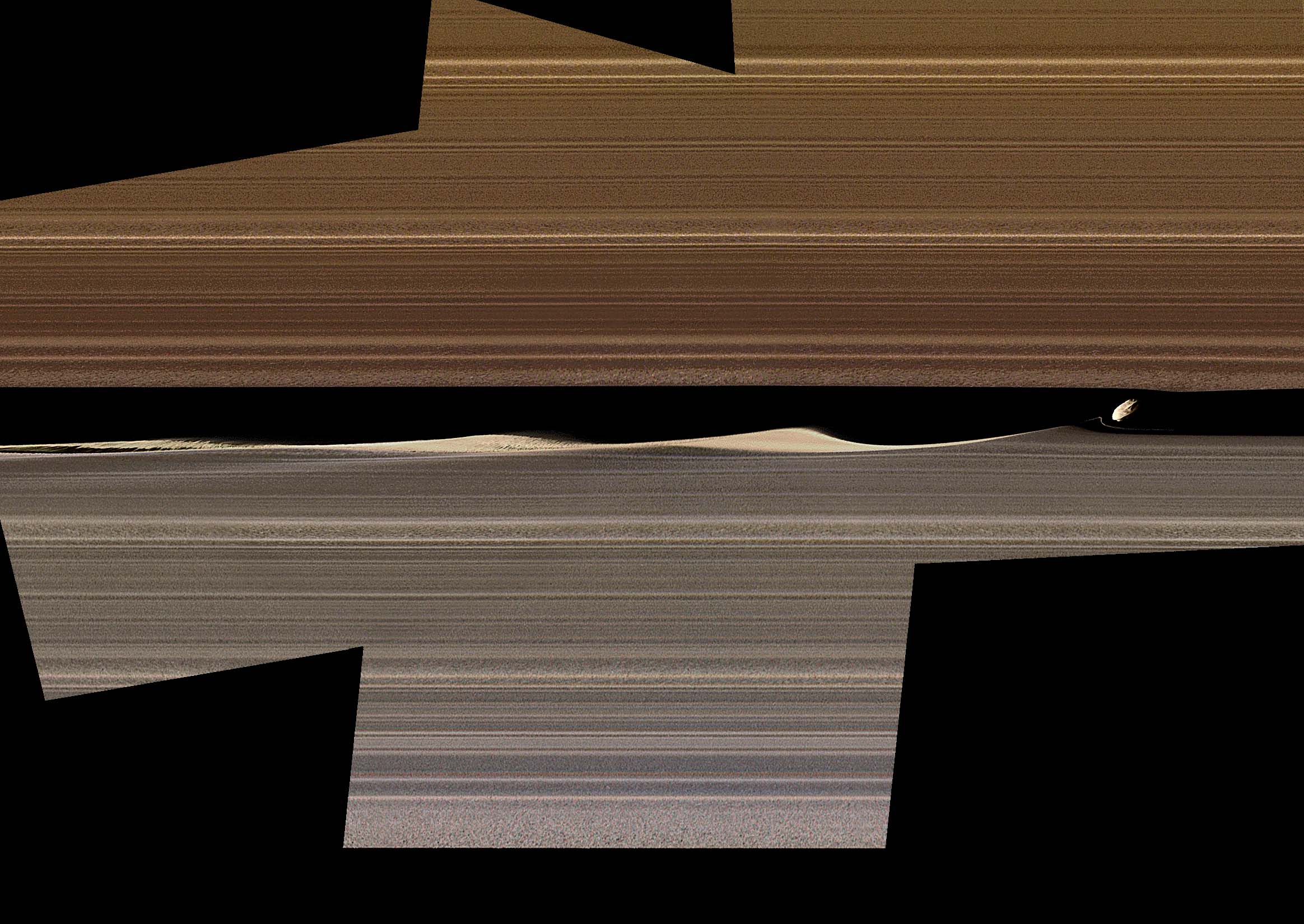 Saturn's moon Daphnis