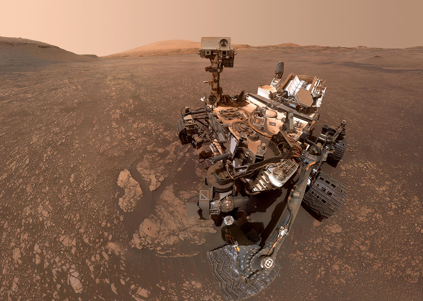 Curiosity Rover on Mars