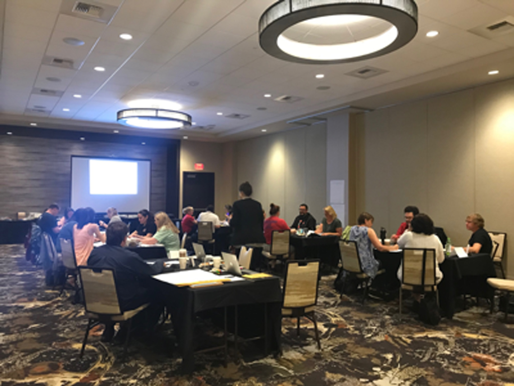 High School Science teachers in AAA participating in a workshop in Las Vegas.