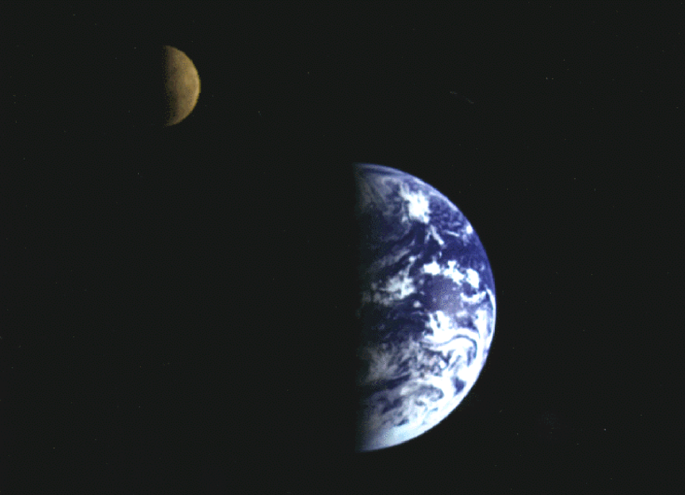Earth and Moon