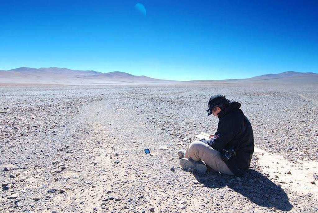Nathalie Cabrol in the field