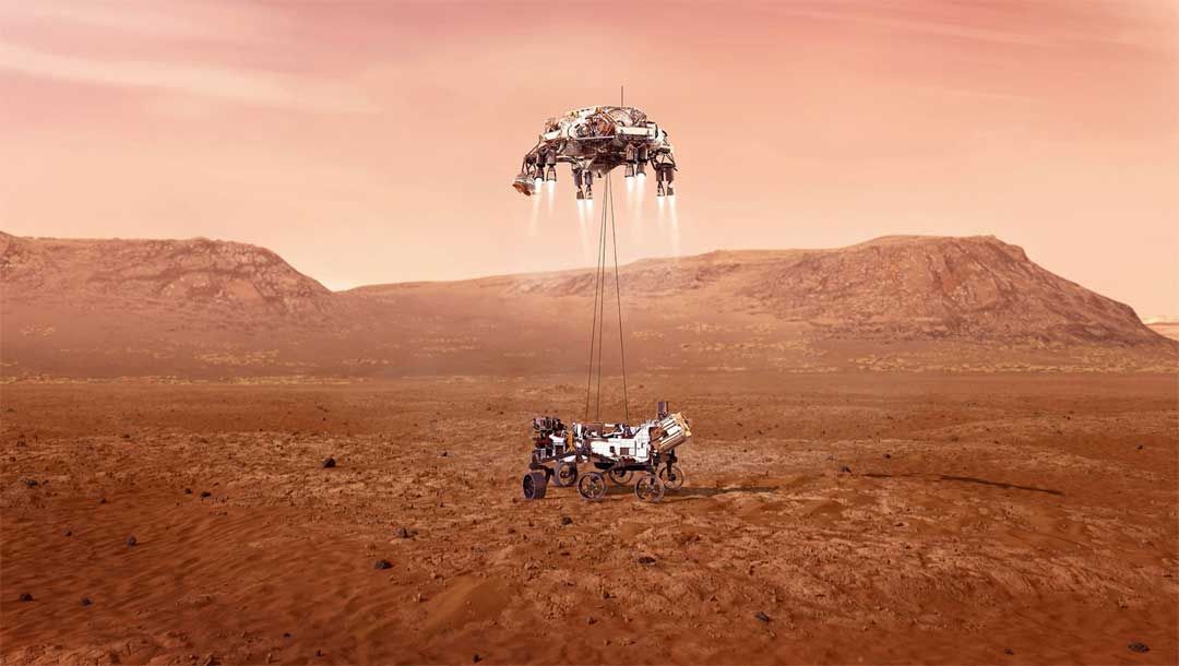 Perseverance Landing Illustration