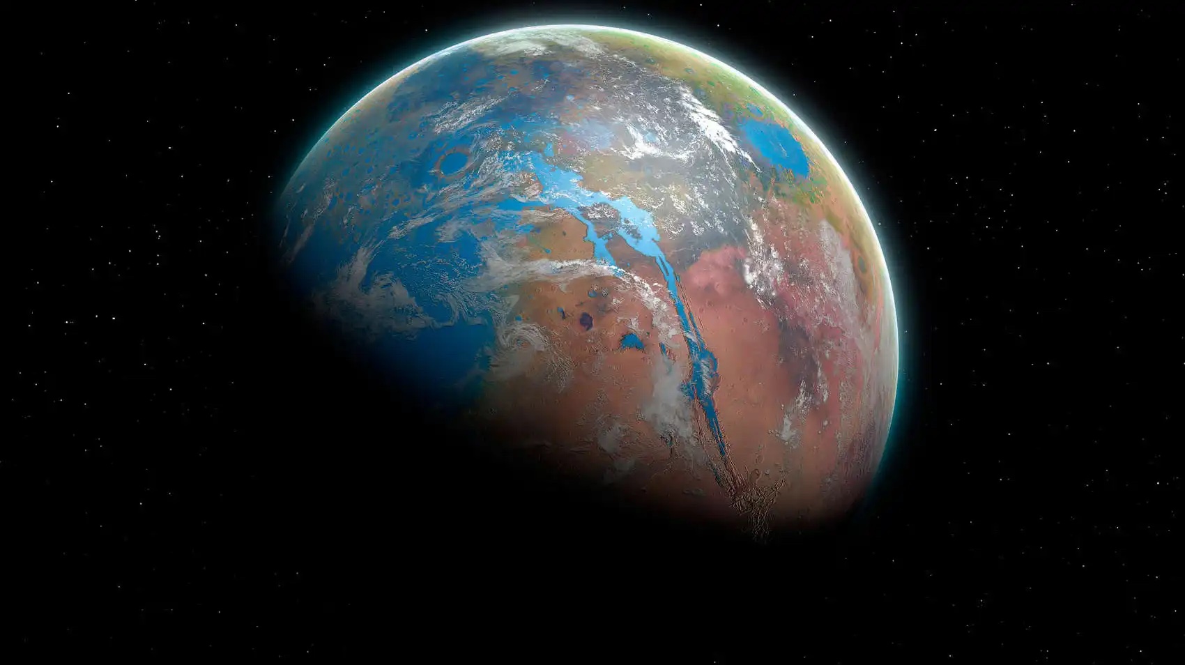 Where did the waters of Mars go?