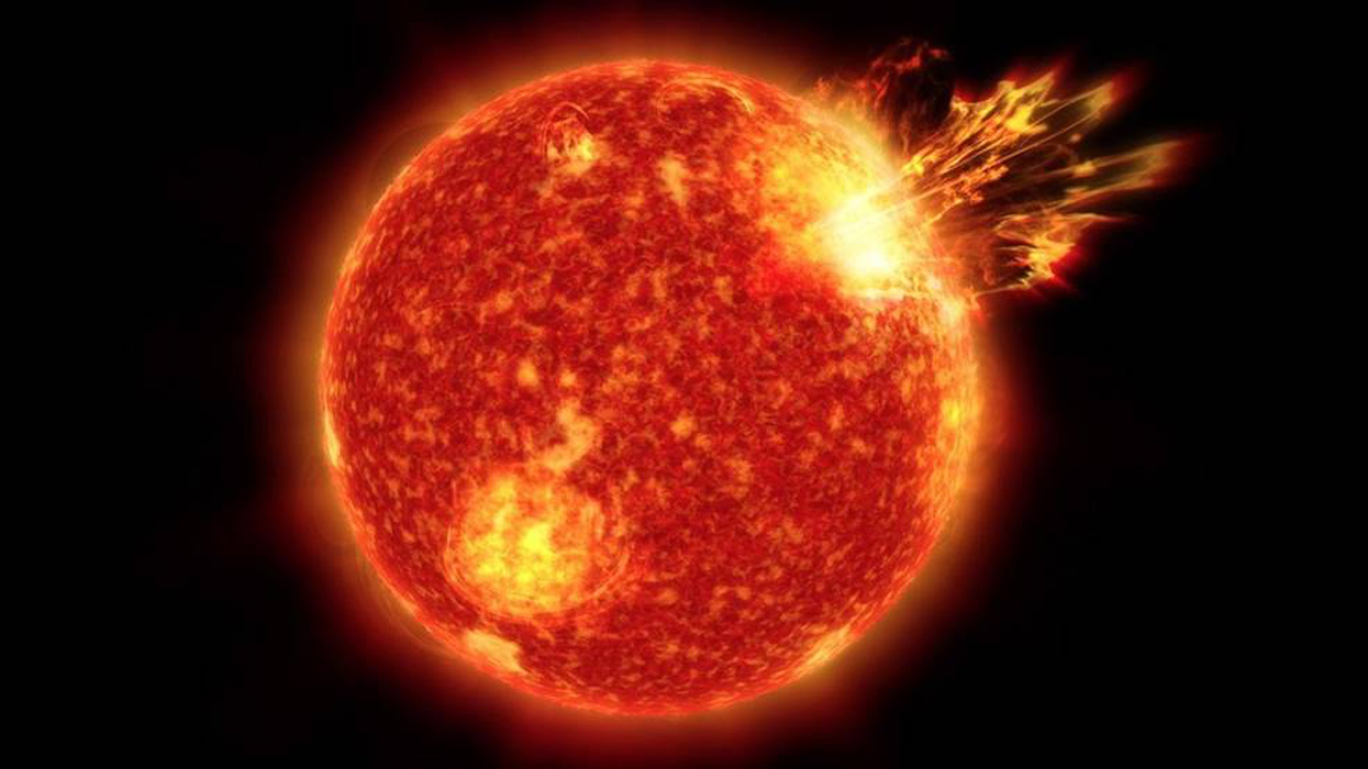 Illustration of the sun