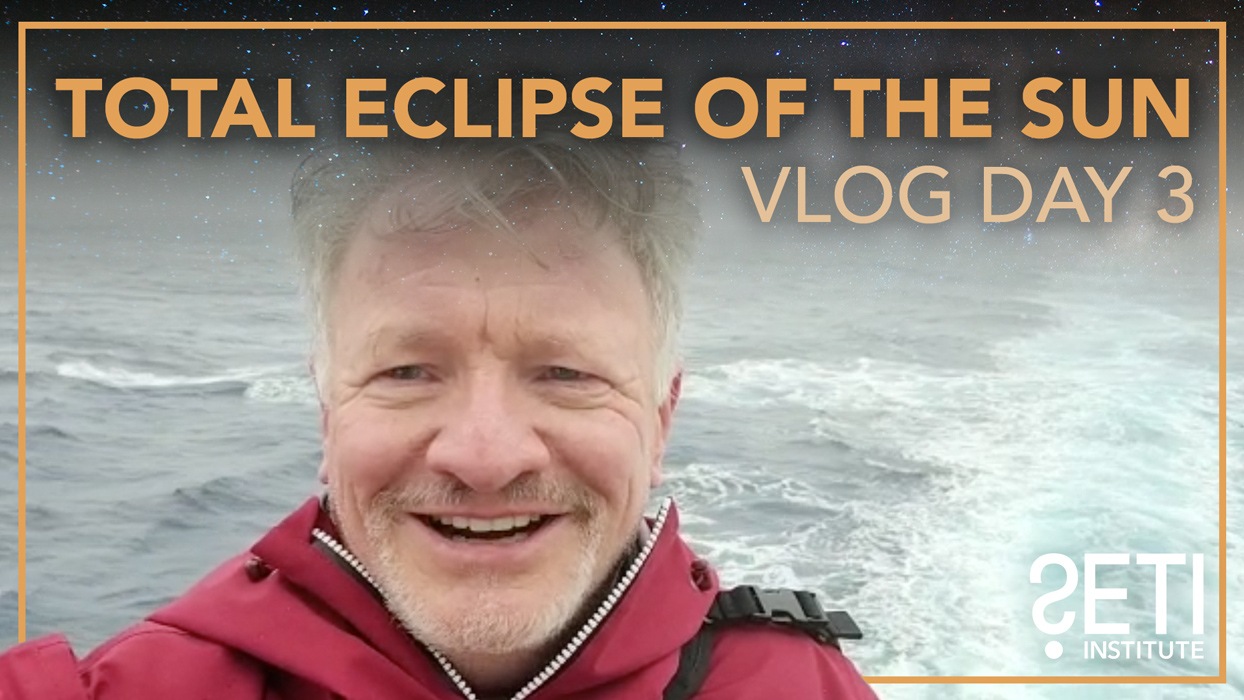 Bill Diamond at Sea outside the southernmost part of Argentina