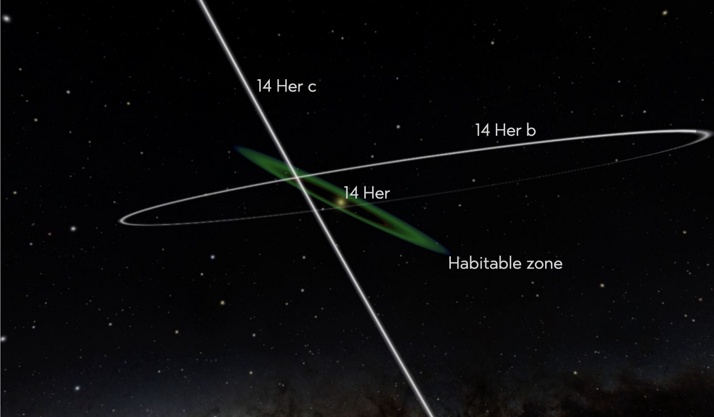 X Shaped set of orbits