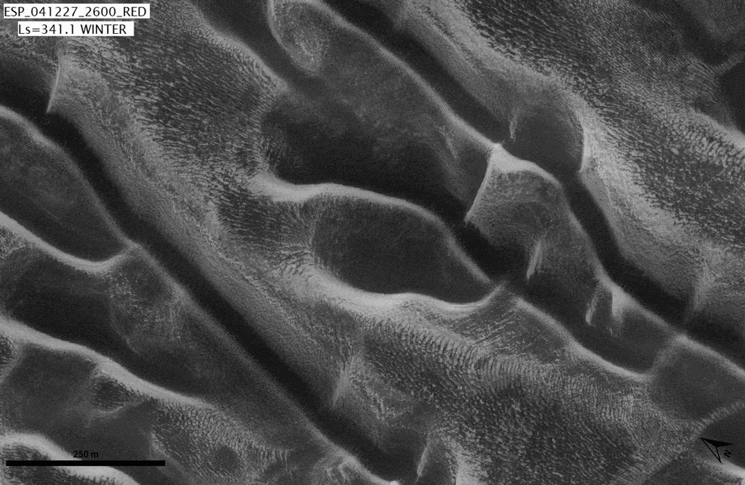 Intriguing interdune regions at Olympia Undae  