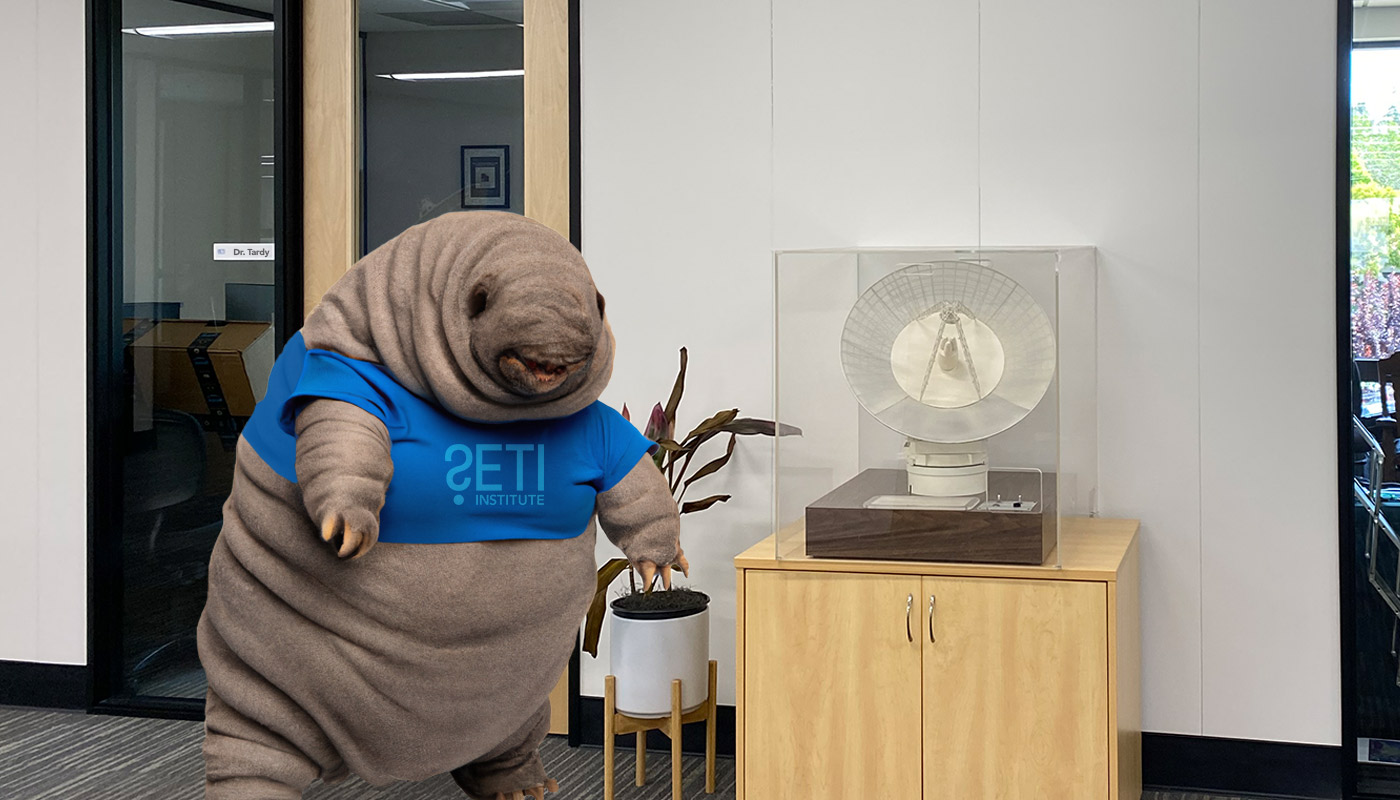 Dr. Tardy at the SETI Institute