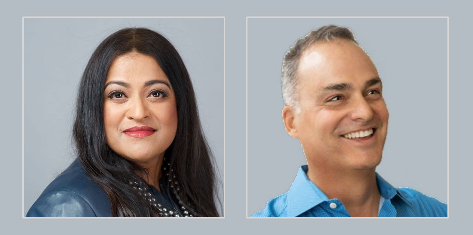 Elizebeth Varghese and Erik Carlton