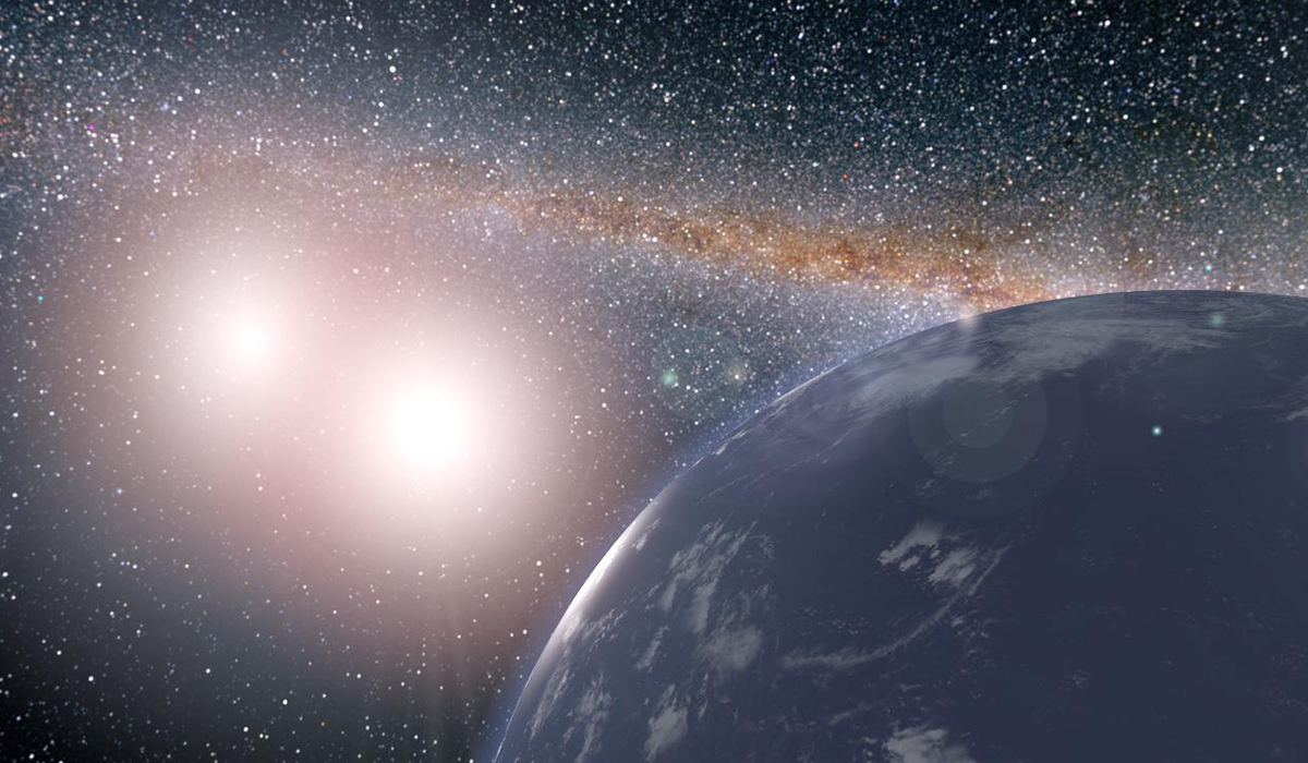 Planet Covered Water