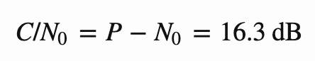 Carrier-to-noise