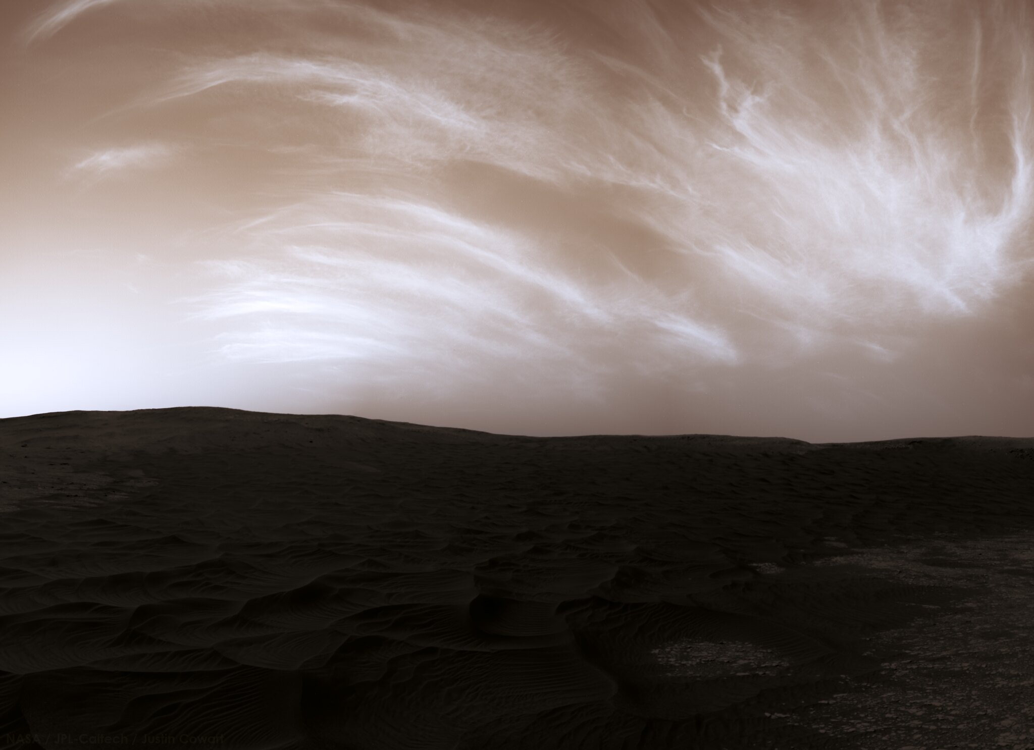 Clouds on Mars