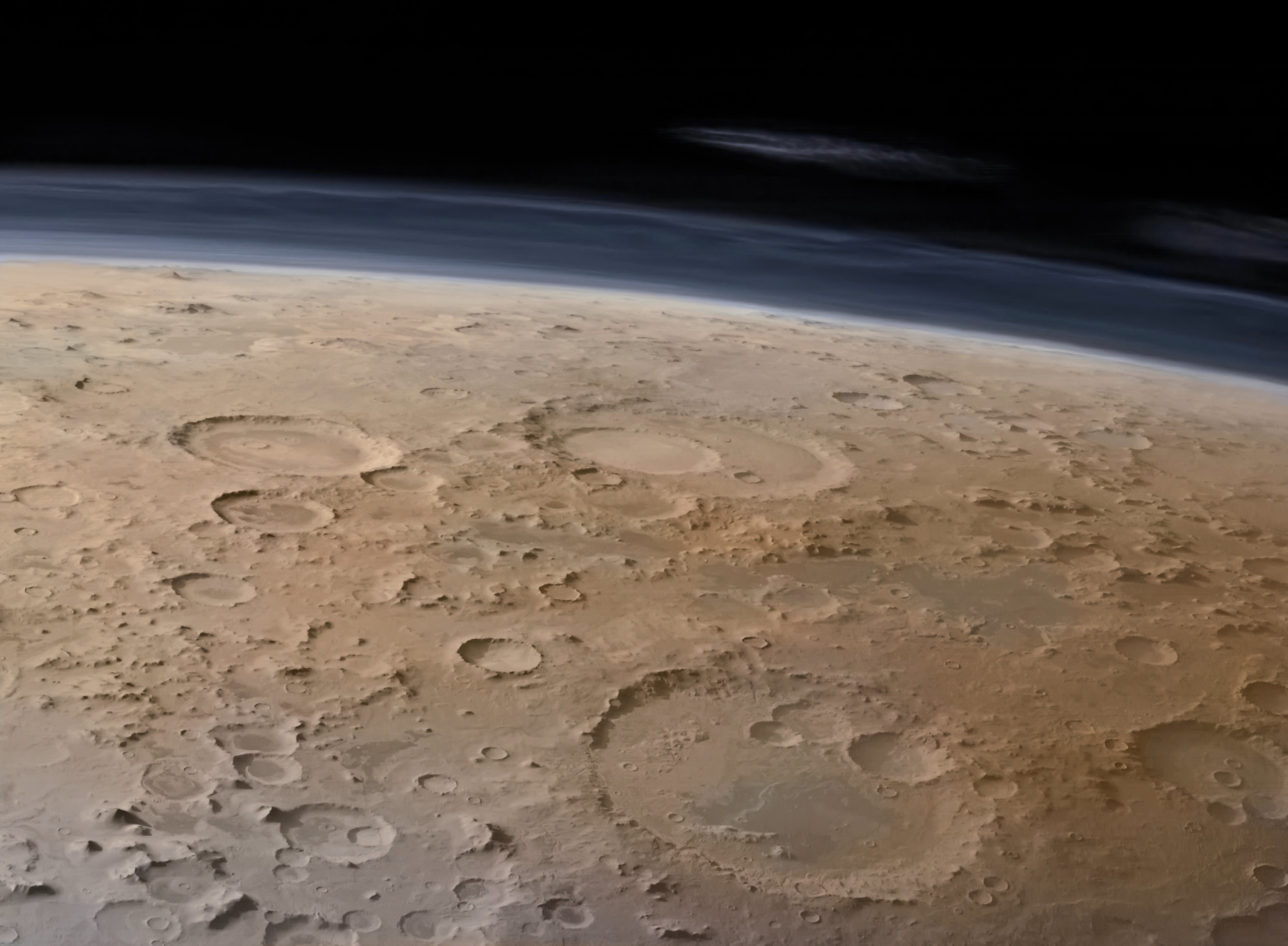 Mars' Thin Atmosphere