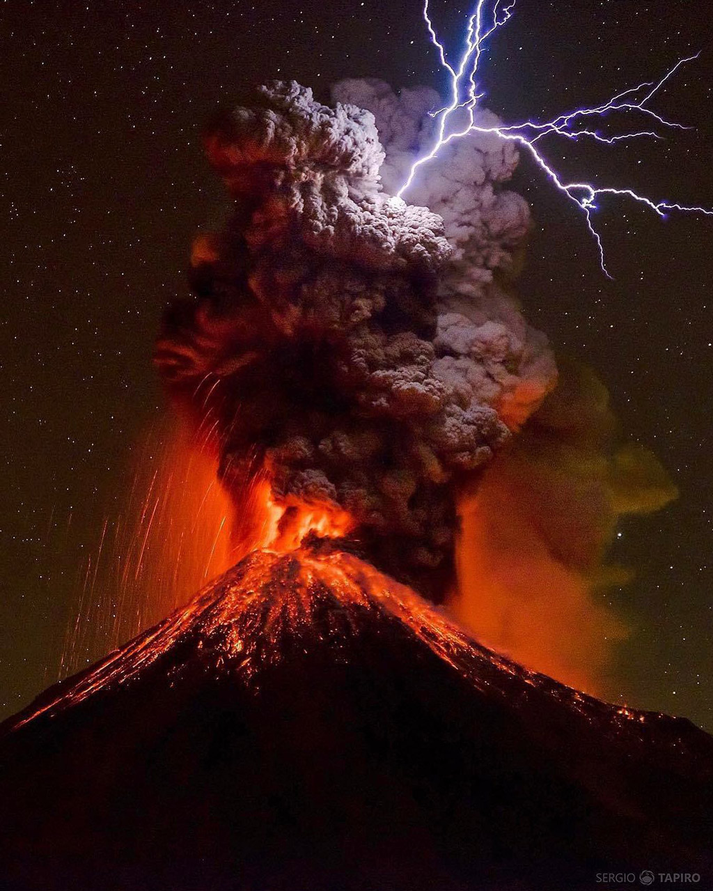 Volcanic Lightning