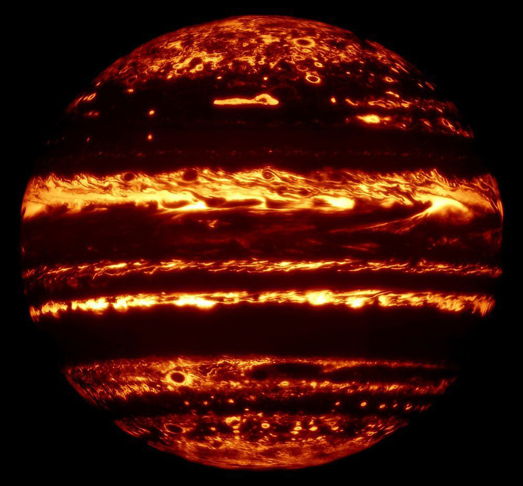 Jupiter in infrared