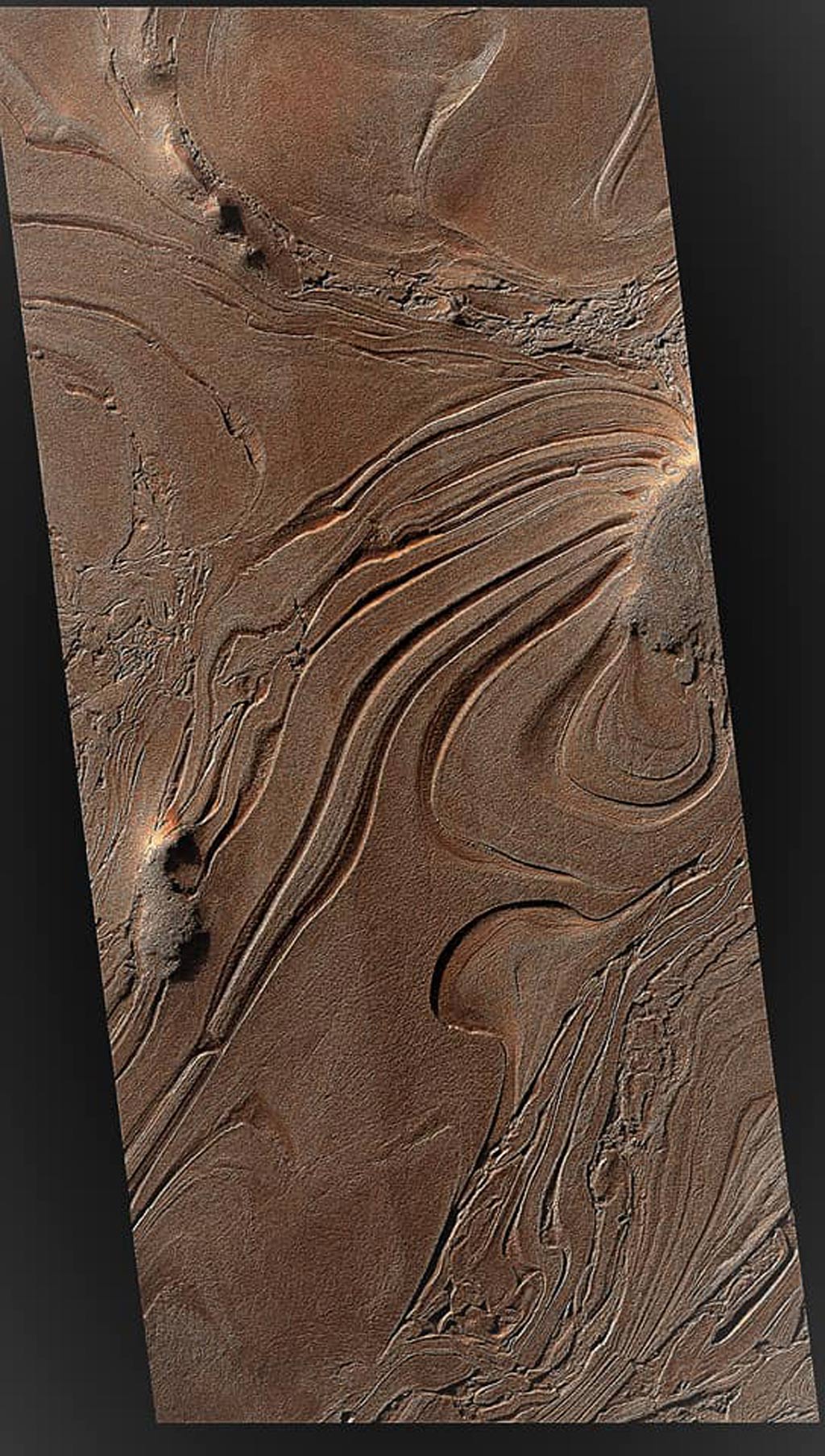 Banded Terrain on Mars