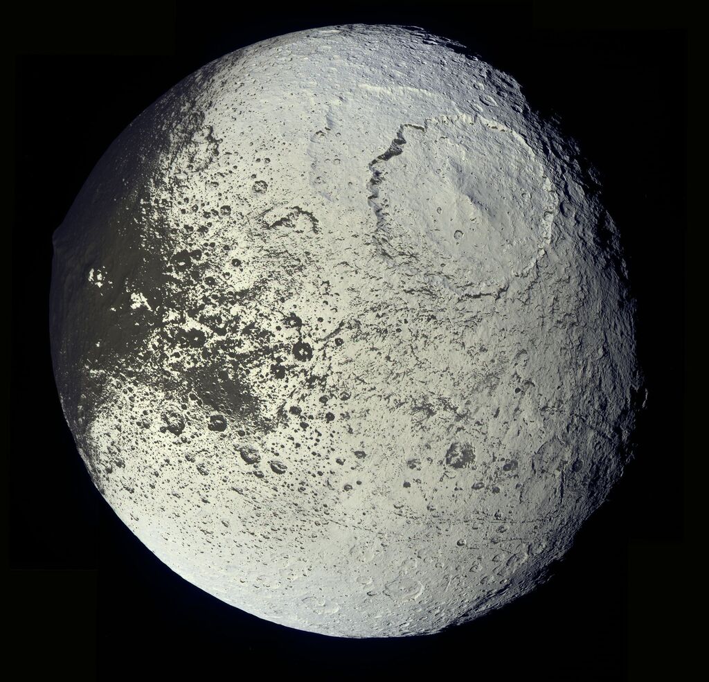 close view of this white and black moon