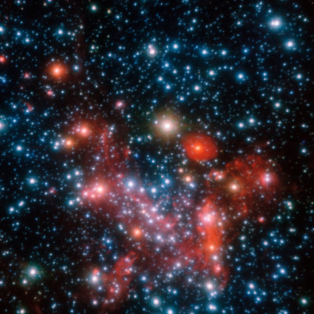red and white bright stars