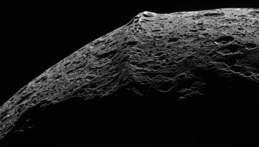 Iapetus, a Moon of Saturn