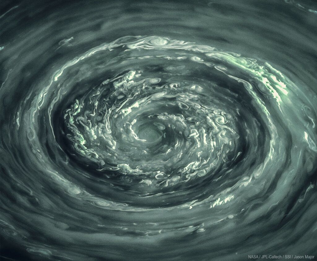 Saturn's Polar Vortex