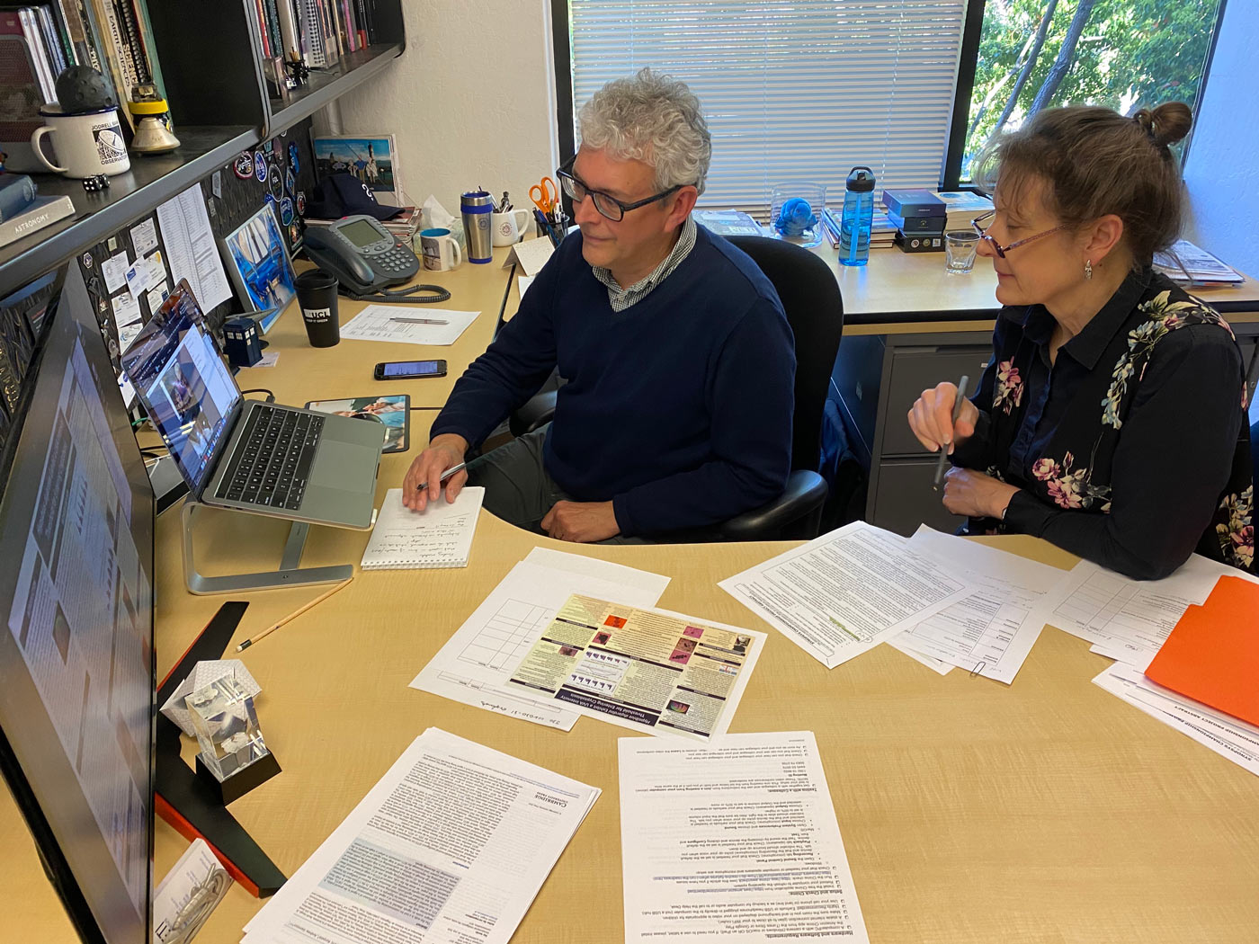Pamela Harman and Simon Steel Judging