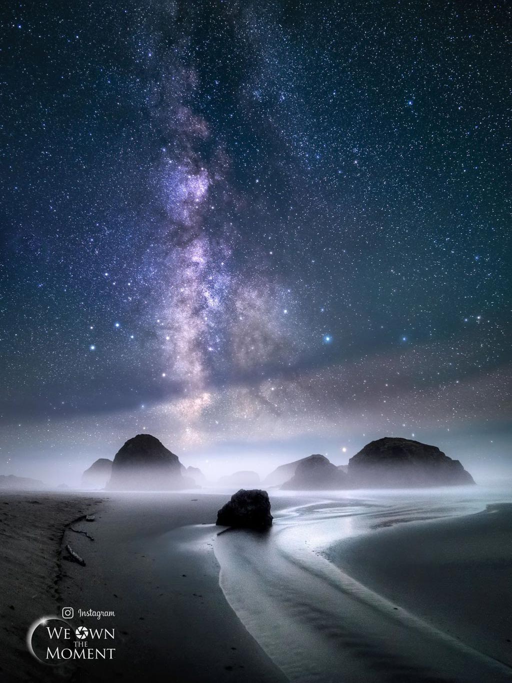 Night's sky from Earth