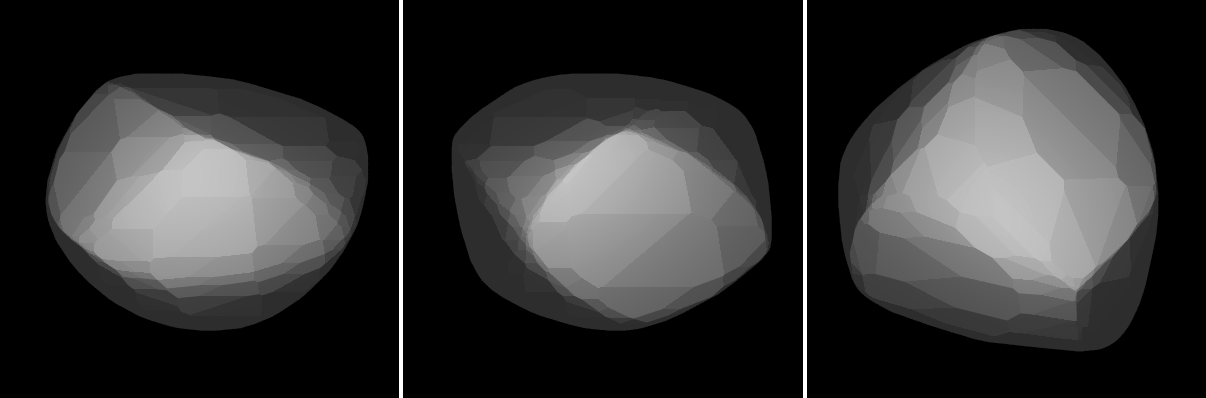 Shape models of the asteroid 198 Ampella