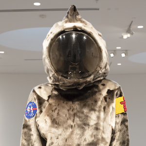 Jesse Tungilik Sealskin Spacesuit (detail)