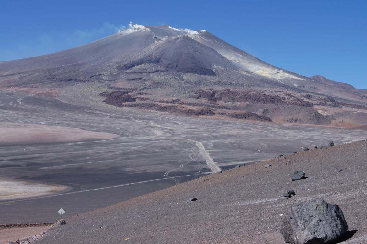 Active Volcano near Laguna Azufrera