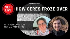 How Ceres Froze Over