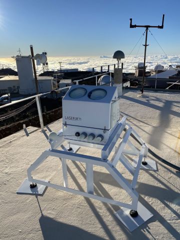 LaserSETI Installation at Haleakala.
