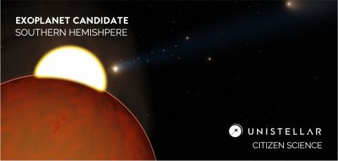 Exoplanet Candidate illustration - Unistellar
