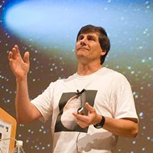 Alex Filippenko giving a lecture