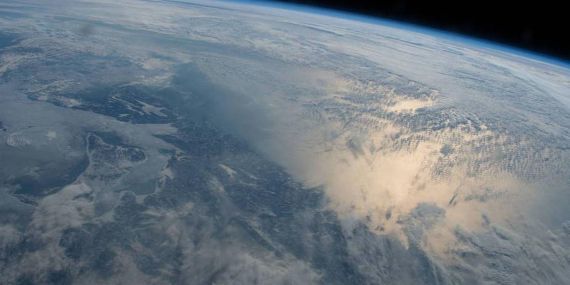 Surface of Earth from outer space 