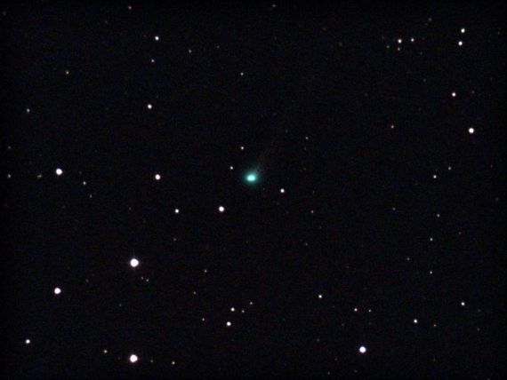Comet SWAN’s bright green glow captured by Petri K. (Finland)