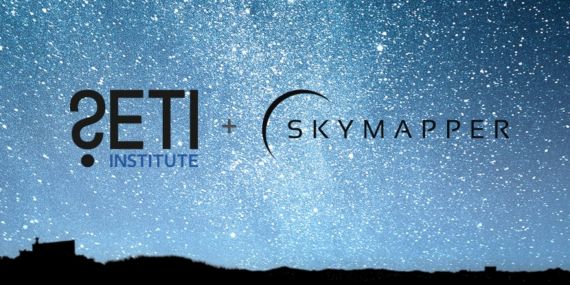 SETI Institute and SkyMapper partnership logos