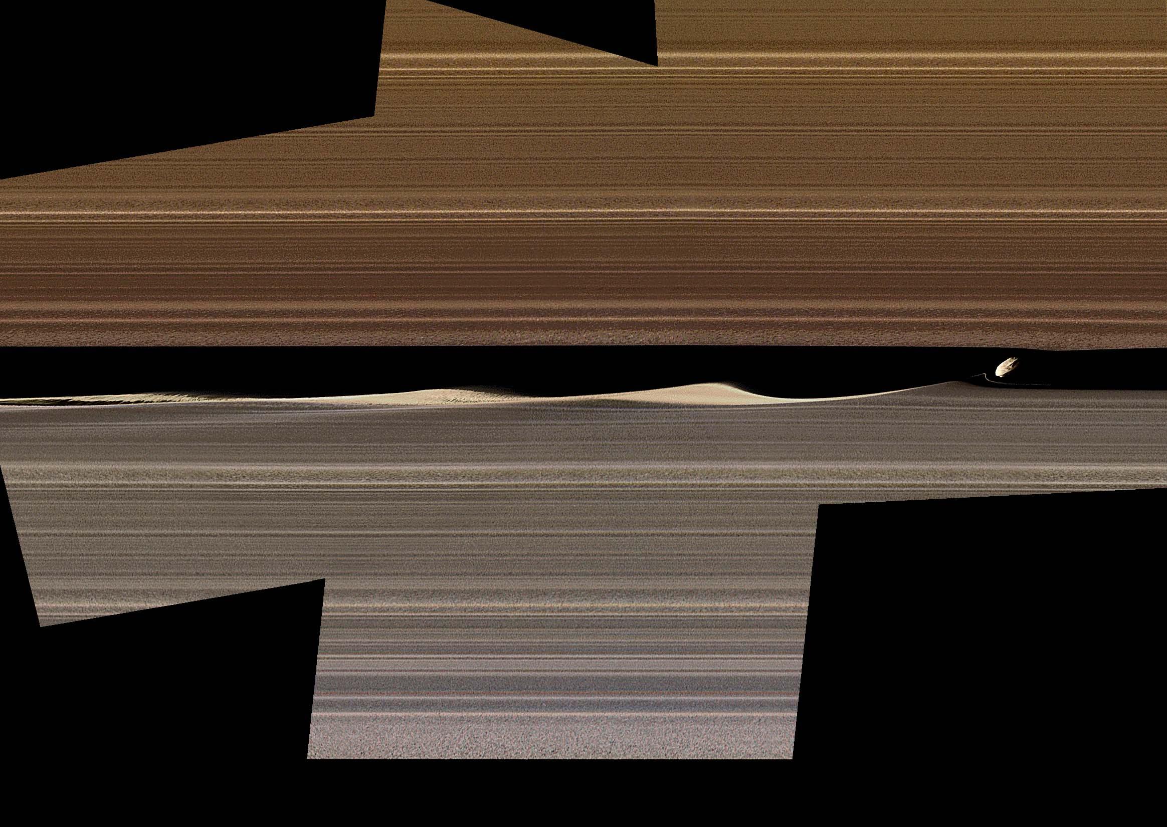 Saturn's moon Daphnis