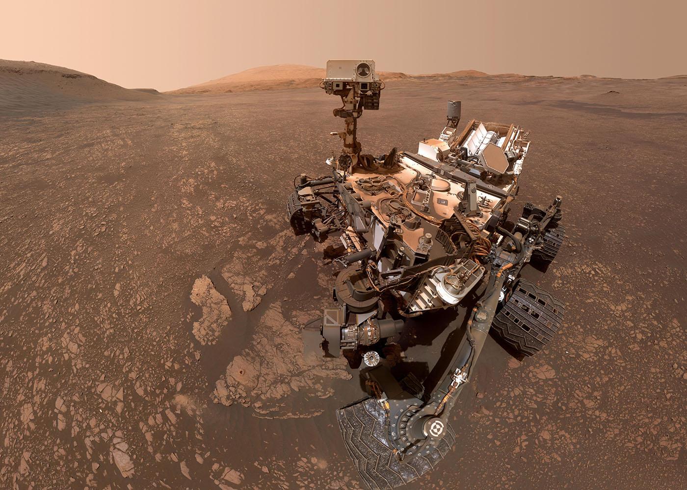 Curiosity Rover on Mars