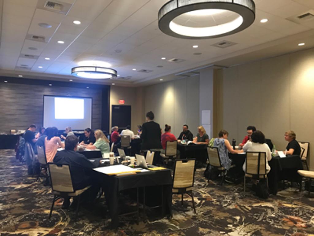 High School Science teachers in AAA participating in a workshop in Las Vegas.