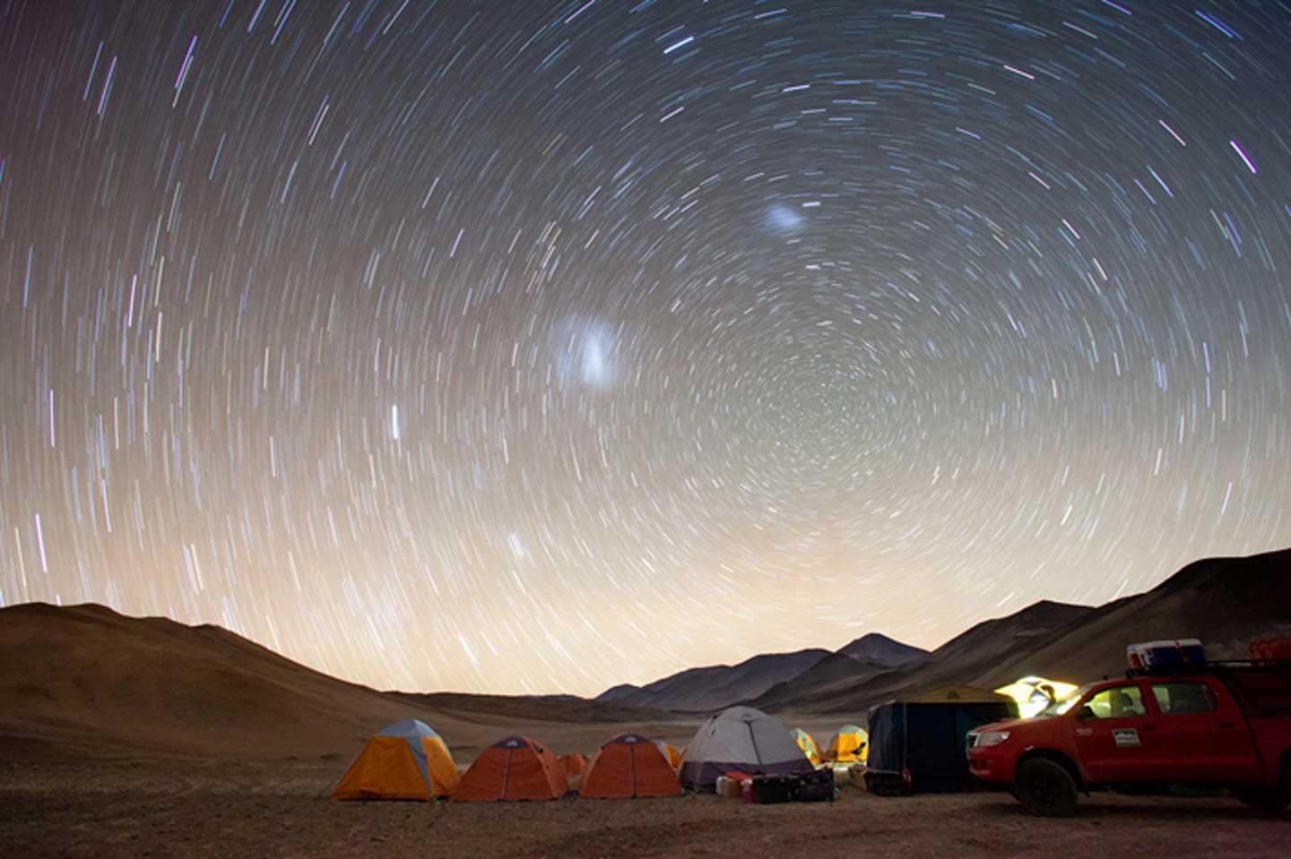stars at camp