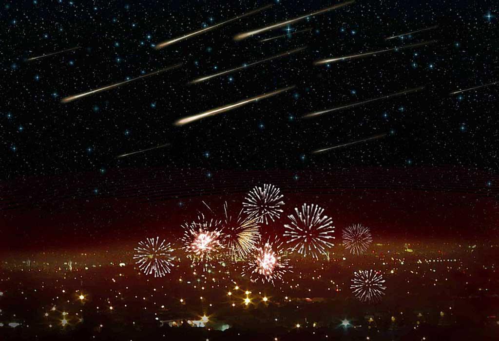 Fireworks and Meteors