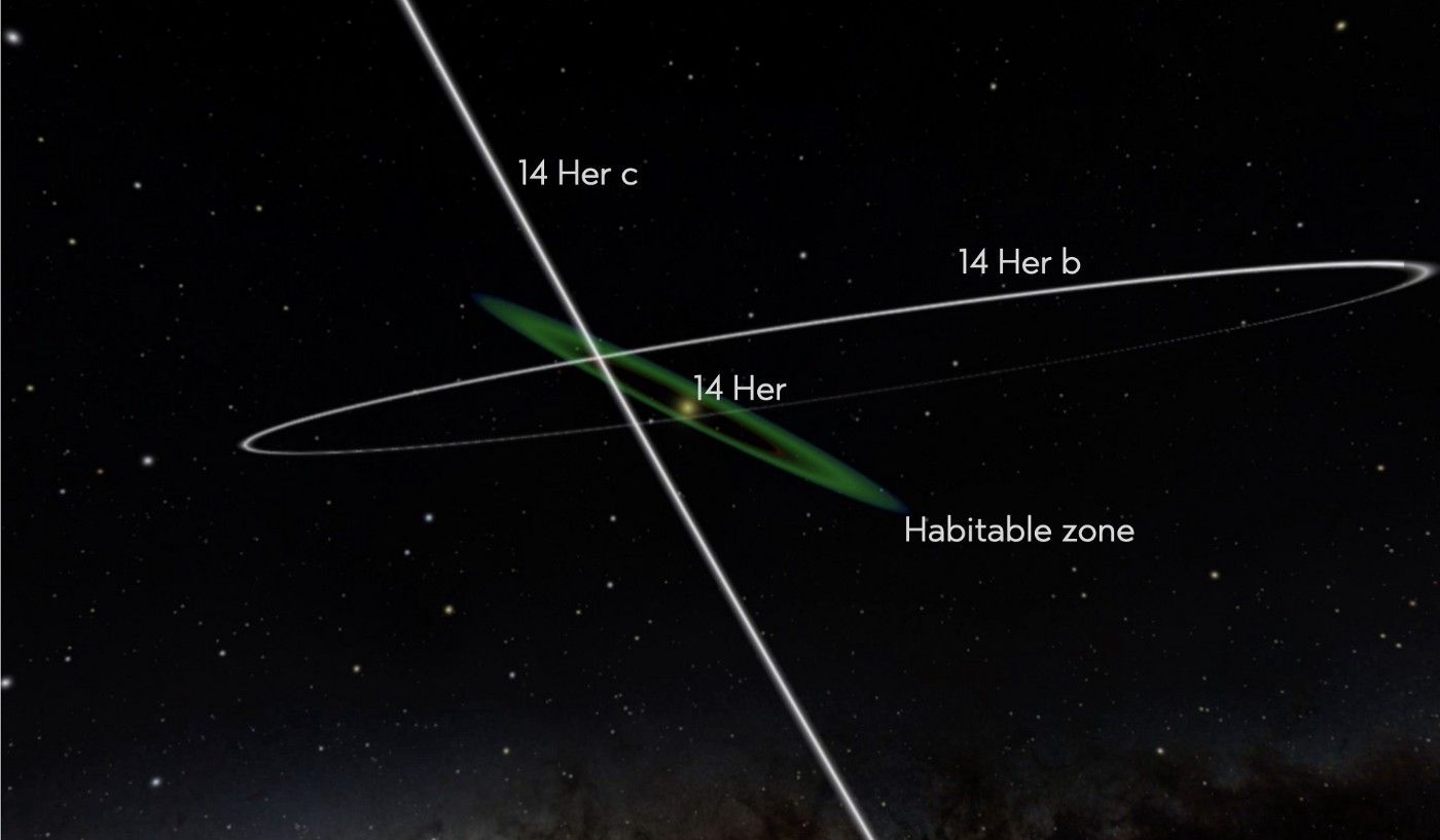 X Shaped set of orbits