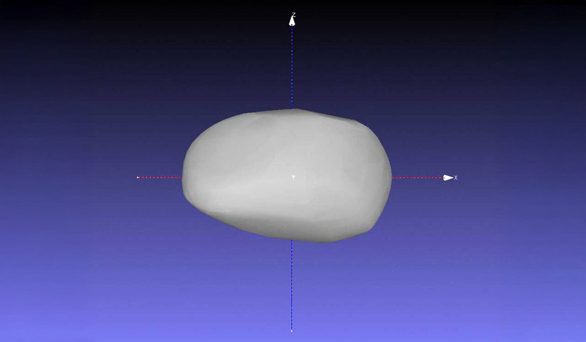 Shape Model 1999AP10. Credit: Josef Hanuš, Charles University.