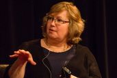 Vicky in lively panel discussion