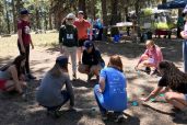 Setting up a human powered orrey