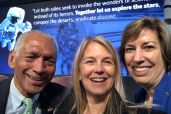 Charles Bolden, Dava Newman, and Ellen Ochoa