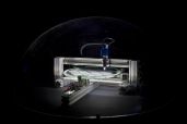 robotic microscope and glass disc